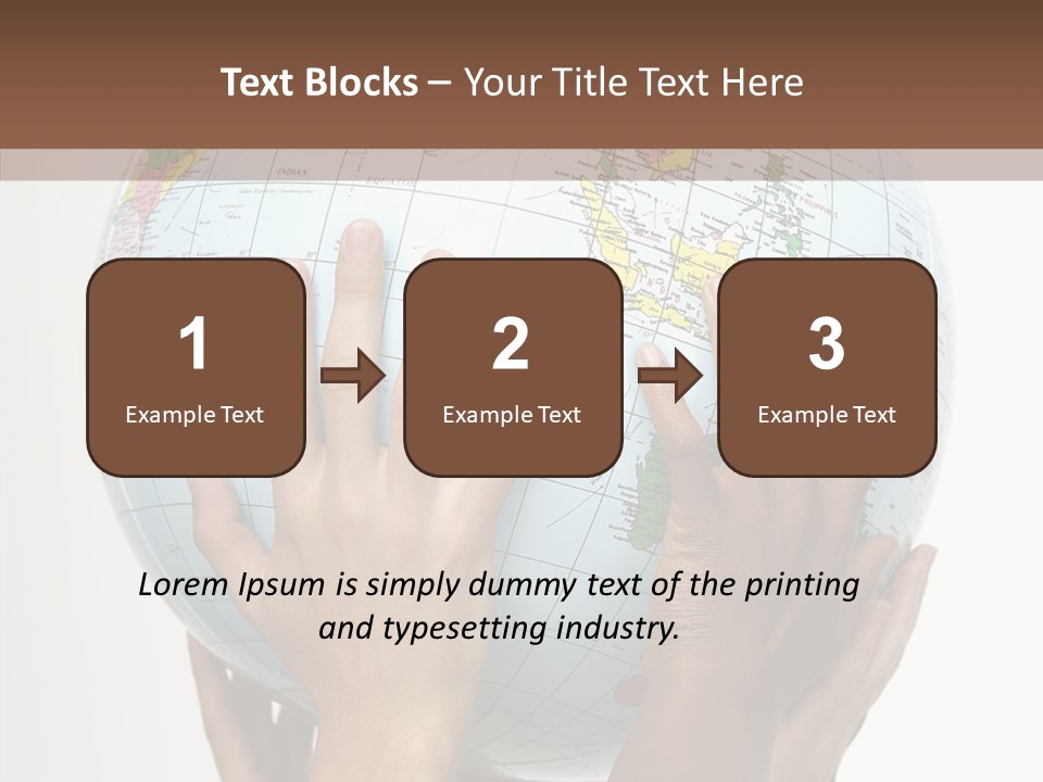 Black Peace Land PowerPoint Template