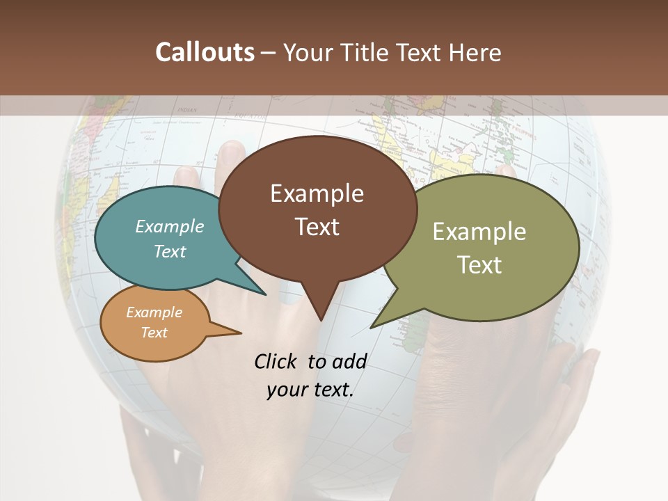 Black Peace Land PowerPoint Template