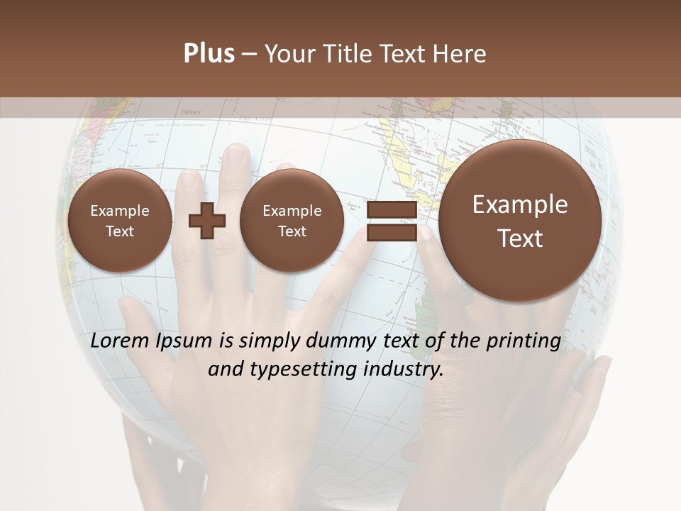 Black Peace Land PowerPoint Template