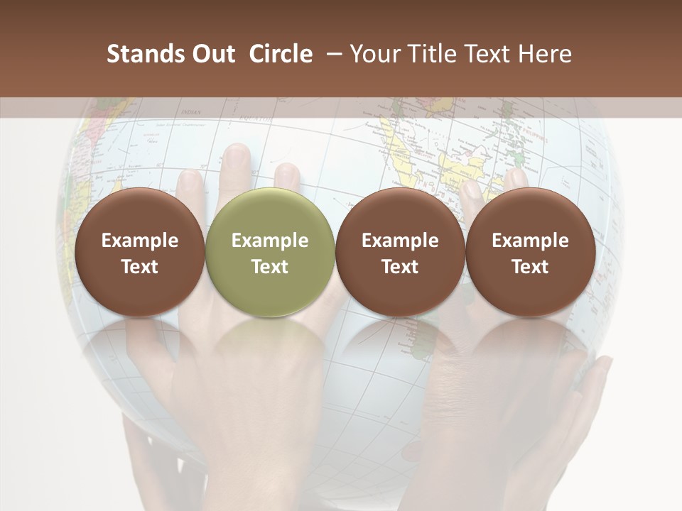 Black Peace Land PowerPoint Template