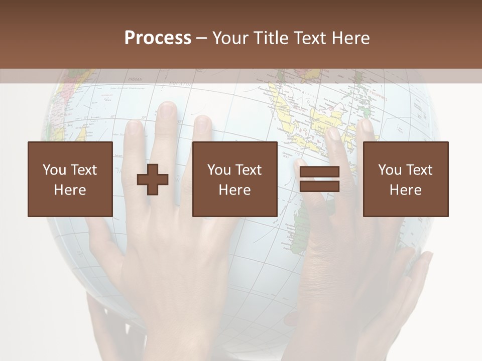 Black Peace Land PowerPoint Template