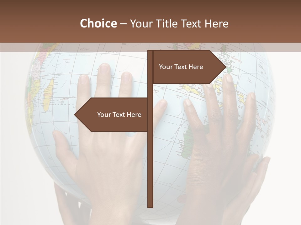 Black Peace Land PowerPoint Template