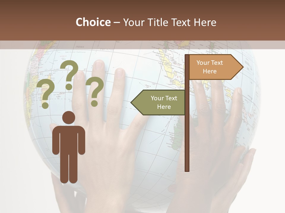 Black Peace Land PowerPoint Template