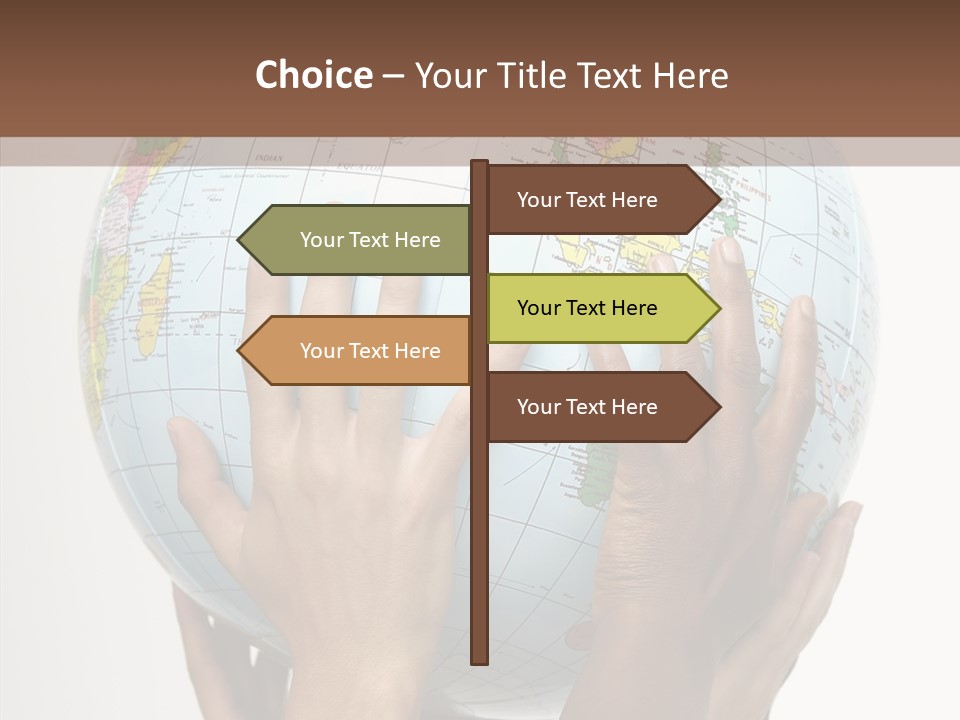 Black Peace Land PowerPoint Template