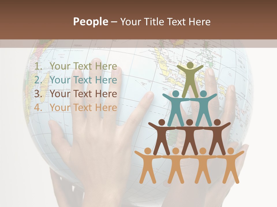 Black Peace Land PowerPoint Template