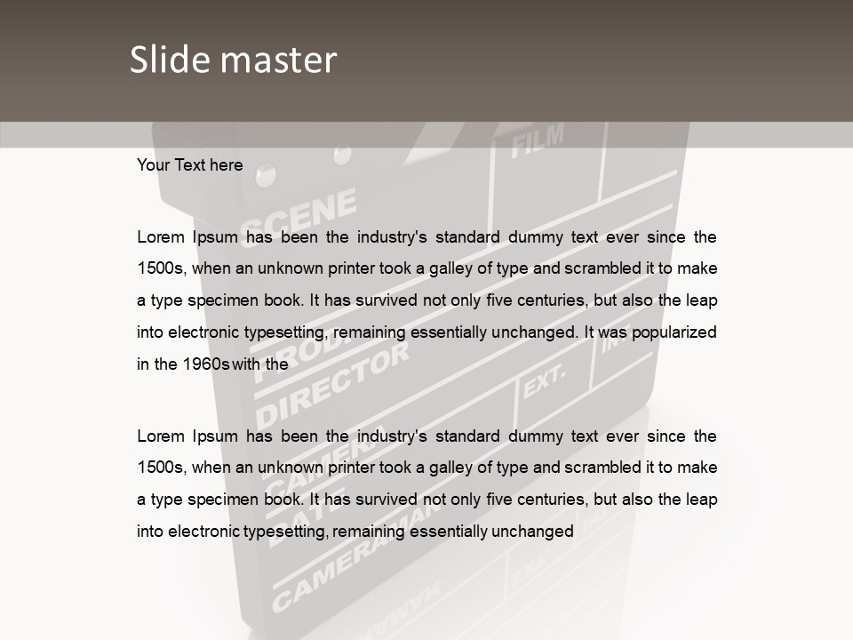 Assistance Clap Cut PowerPoint Template