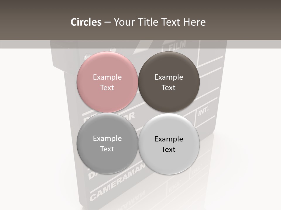 Assistance Clap Cut PowerPoint Template