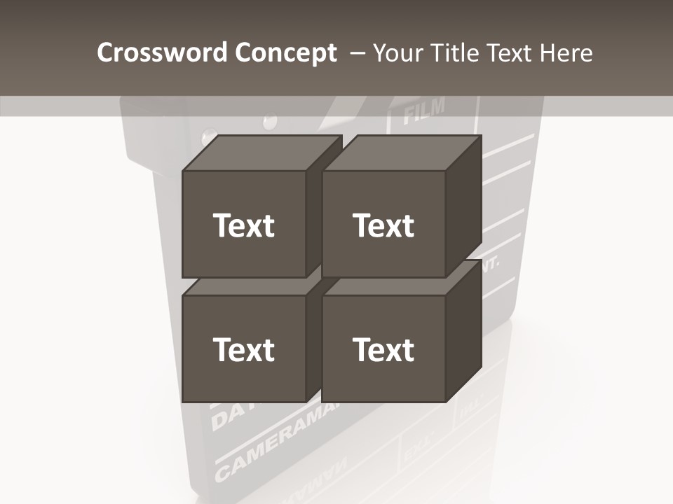 Assistance Clap Cut PowerPoint Template