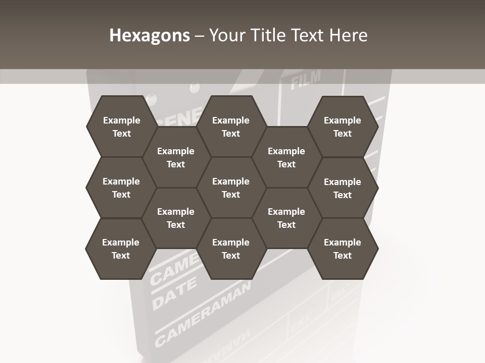 Assistance Clap Cut PowerPoint Template