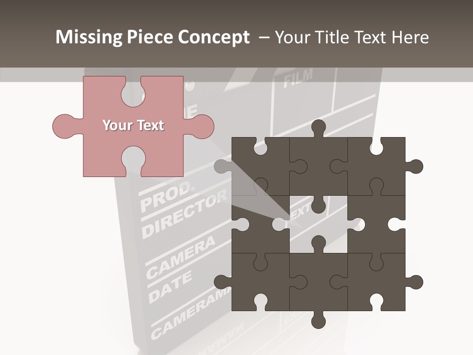 Assistance Clap Cut PowerPoint Template