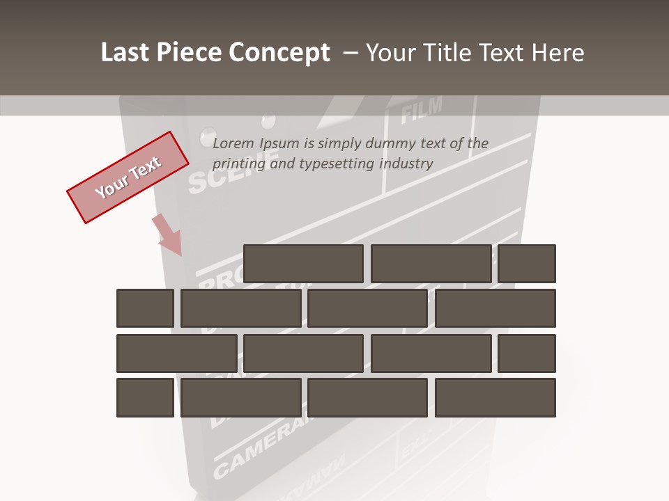 Assistance Clap Cut PowerPoint Template