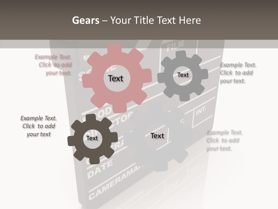 Assistance Clap Cut PowerPoint Template