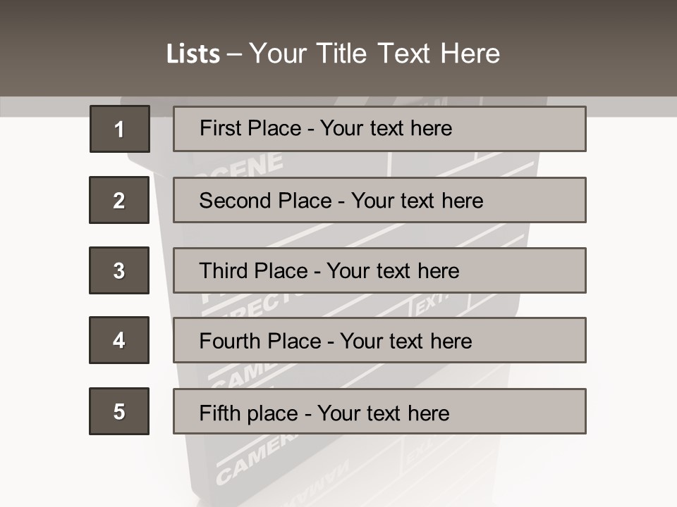 Assistance Clap Cut PowerPoint Template
