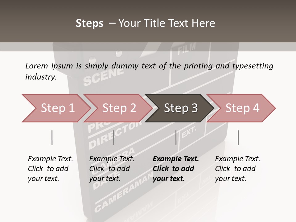 Assistance Clap Cut PowerPoint Template