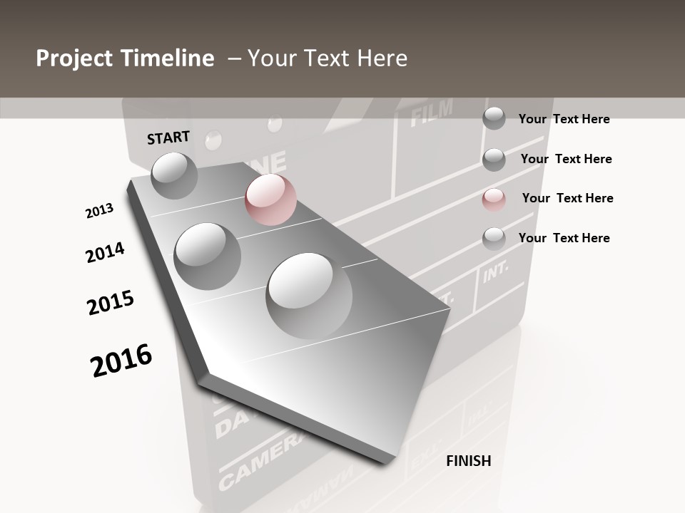 Assistance Clap Cut PowerPoint Template