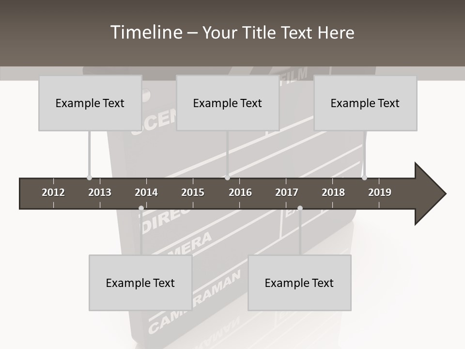 Assistance Clap Cut PowerPoint Template