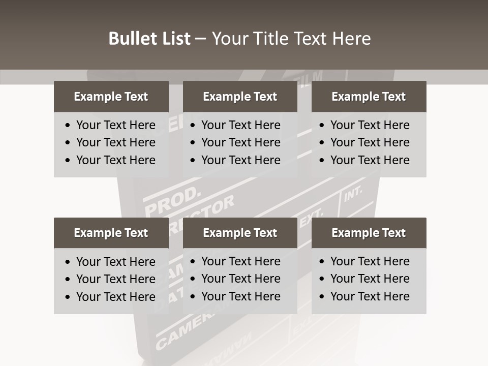Assistance Clap Cut PowerPoint Template