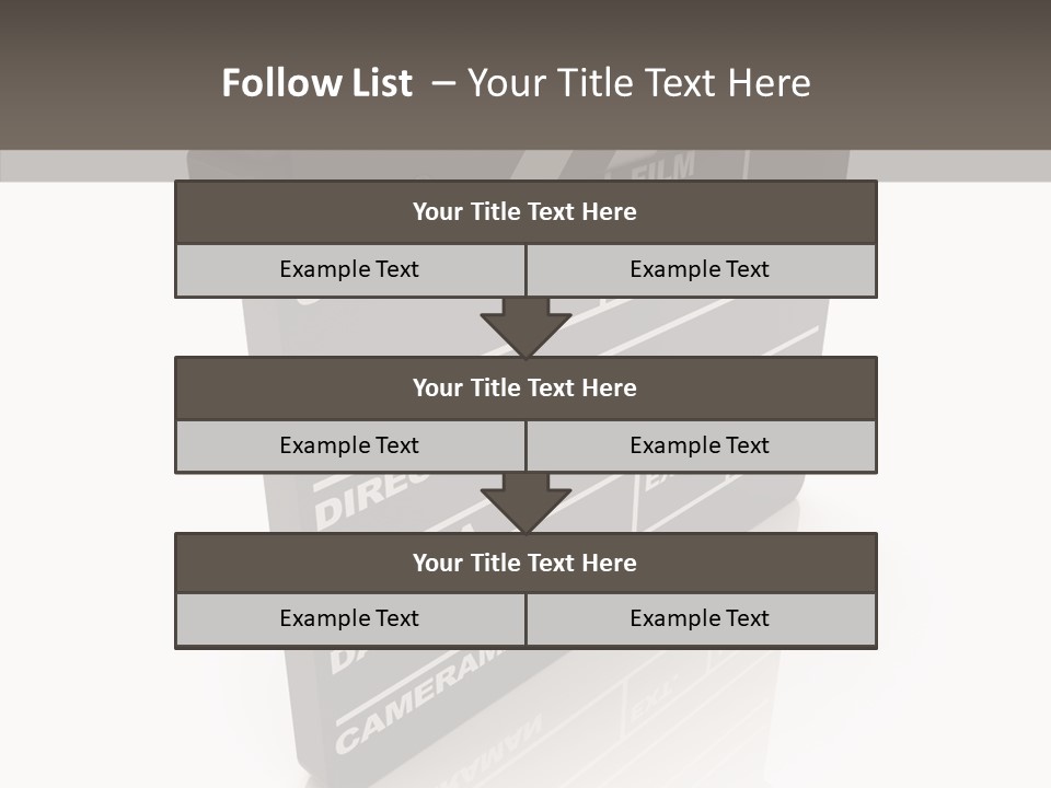 Assistance Clap Cut PowerPoint Template