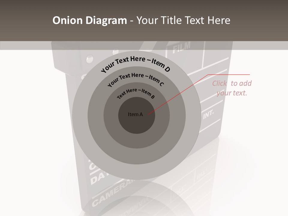 Assistance Clap Cut PowerPoint Template