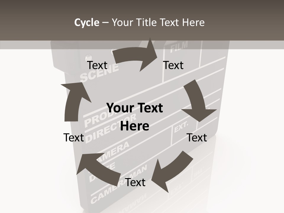 Assistance Clap Cut PowerPoint Template