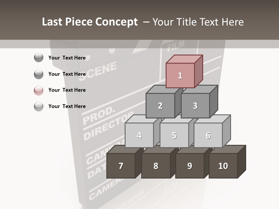 Assistance Clap Cut PowerPoint Template