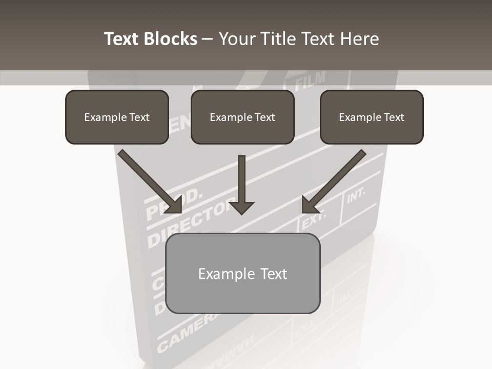 Assistance Clap Cut PowerPoint Template