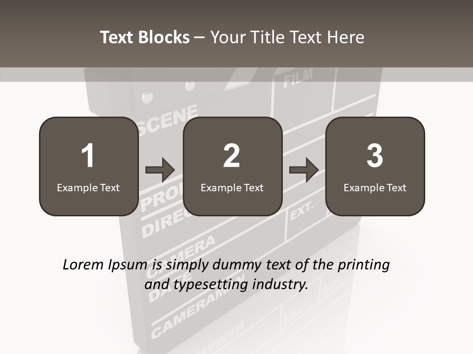 Assistance Clap Cut PowerPoint Template