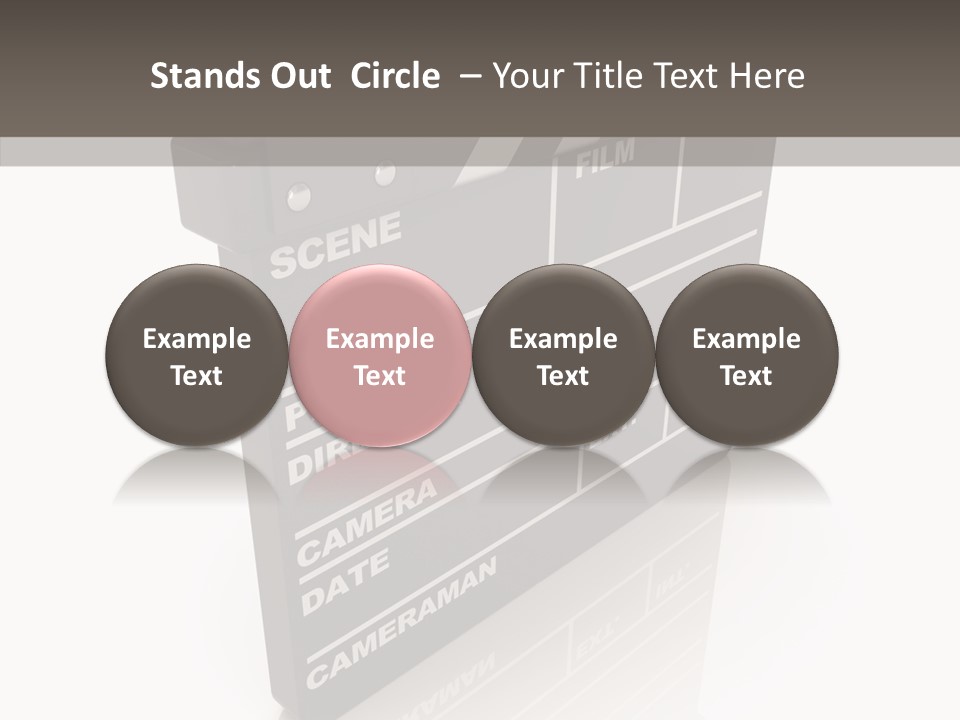 Assistance Clap Cut PowerPoint Template