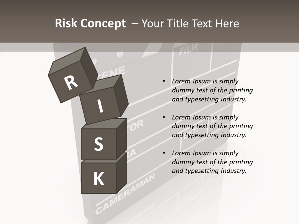 Assistance Clap Cut PowerPoint Template