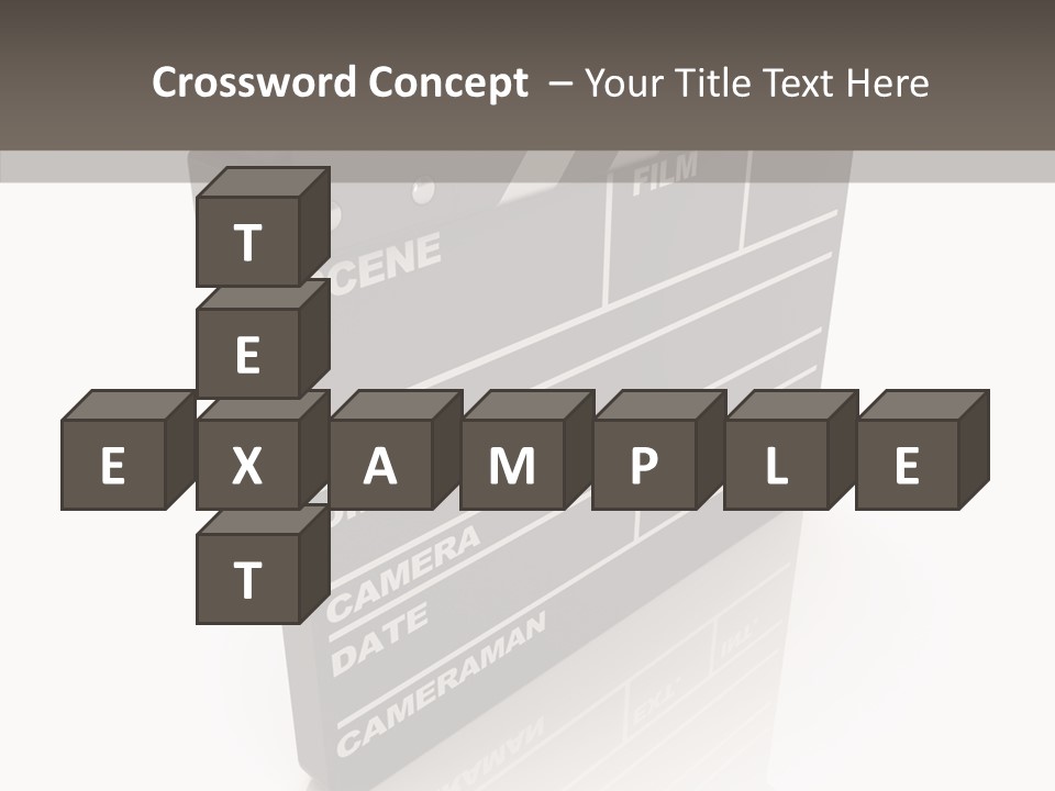 Assistance Clap Cut PowerPoint Template