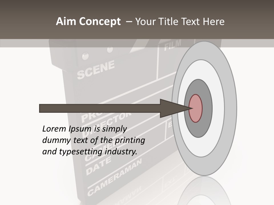 Assistance Clap Cut PowerPoint Template