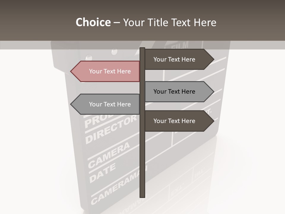 Assistance Clap Cut PowerPoint Template