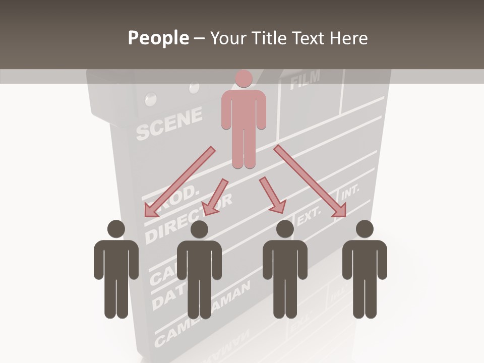 Assistance Clap Cut PowerPoint Template