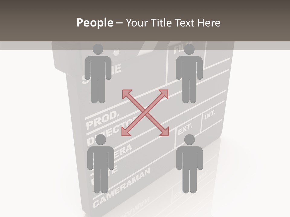 Assistance Clap Cut PowerPoint Template