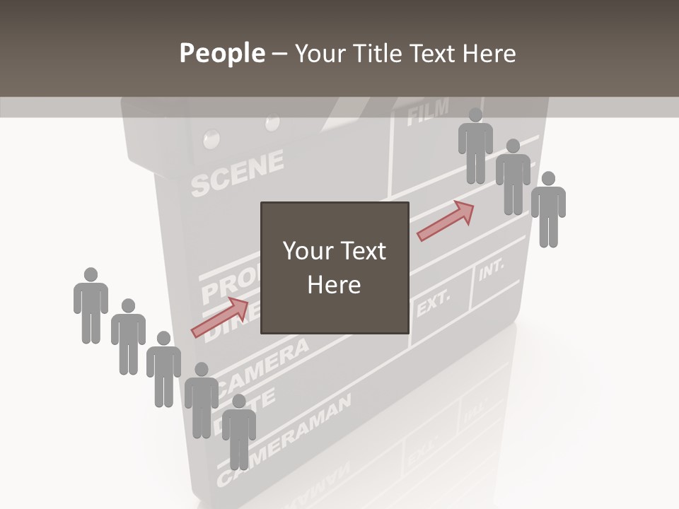 Assistance Clap Cut PowerPoint Template