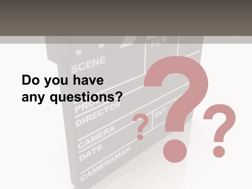 Assistance Clap Cut PowerPoint Template