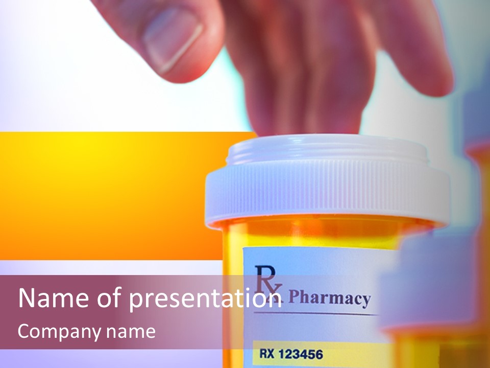 Medical Reach Vial PowerPoint Template