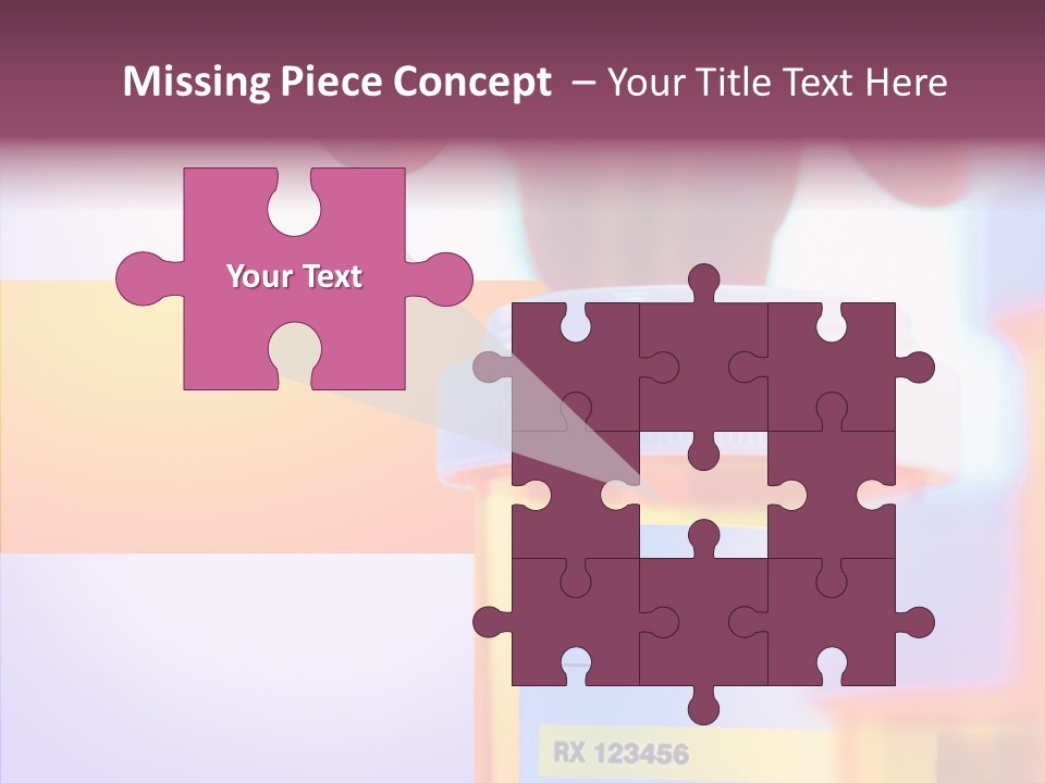 Medical Reach Vial PowerPoint Template