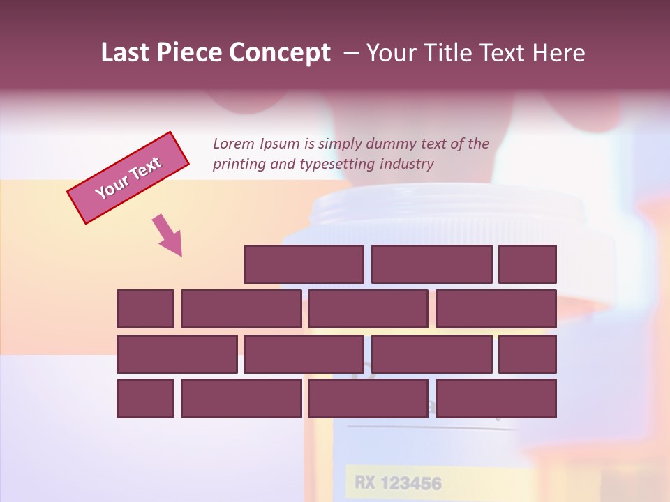 Medical Reach Vial PowerPoint Template