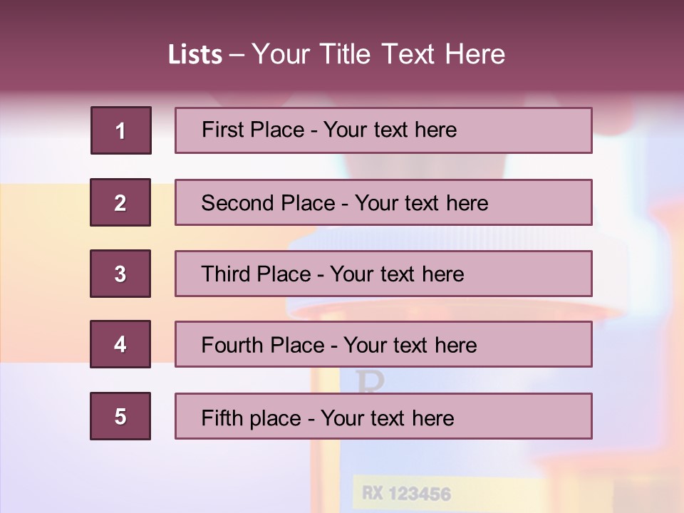 Medical Reach Vial PowerPoint Template