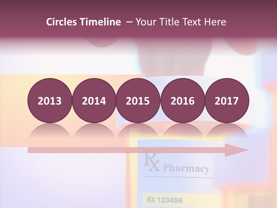 Medical Reach Vial PowerPoint Template