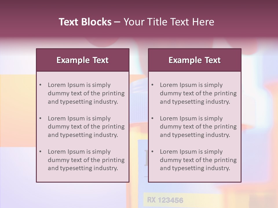 Medical Reach Vial PowerPoint Template