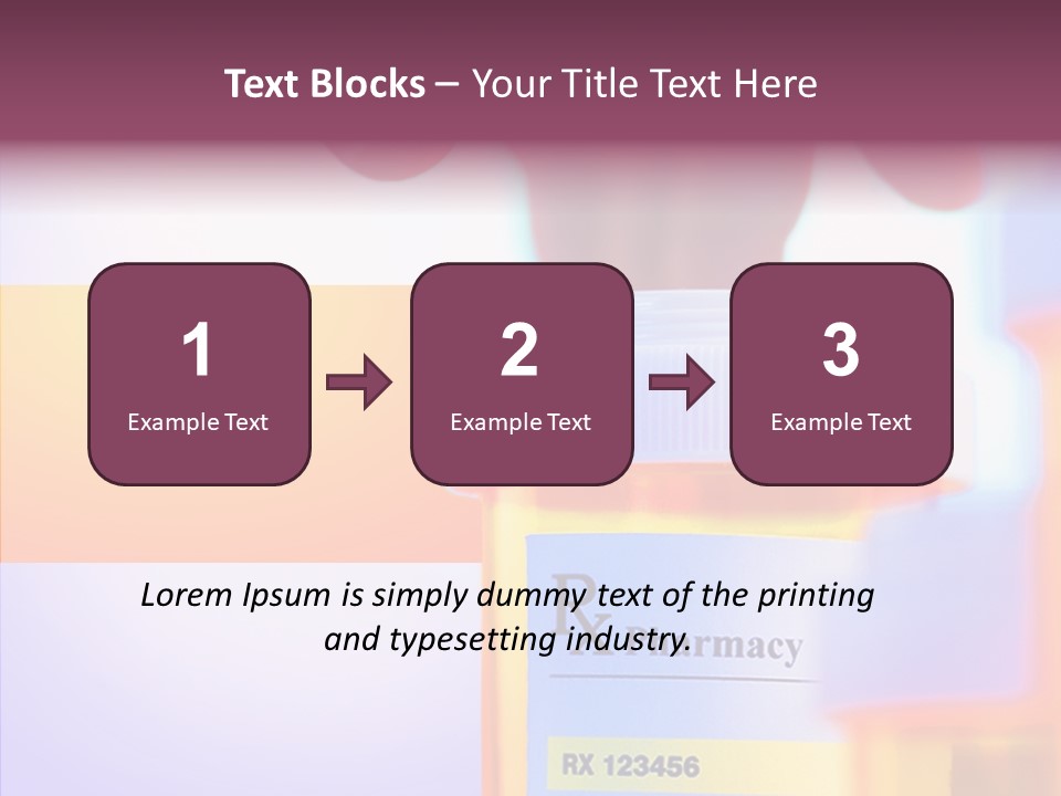 Medical Reach Vial PowerPoint Template