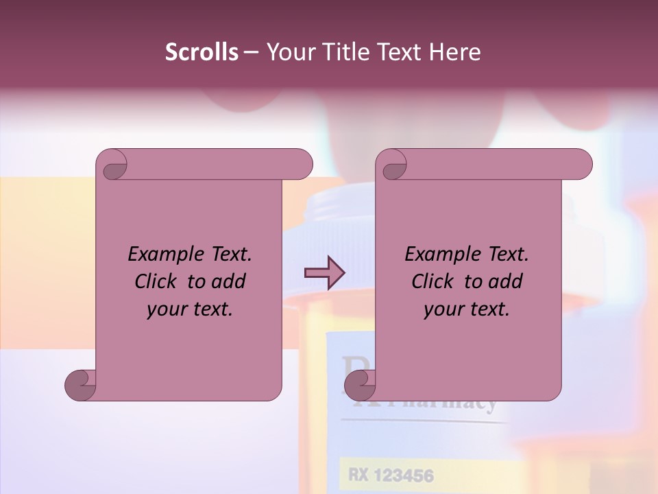 Medical Reach Vial PowerPoint Template