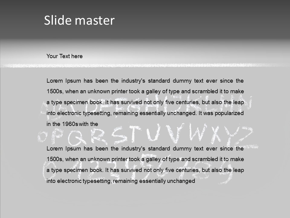 Elementary Class Blackboard PowerPoint Template
