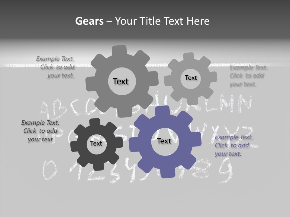 Elementary Class Blackboard PowerPoint Template