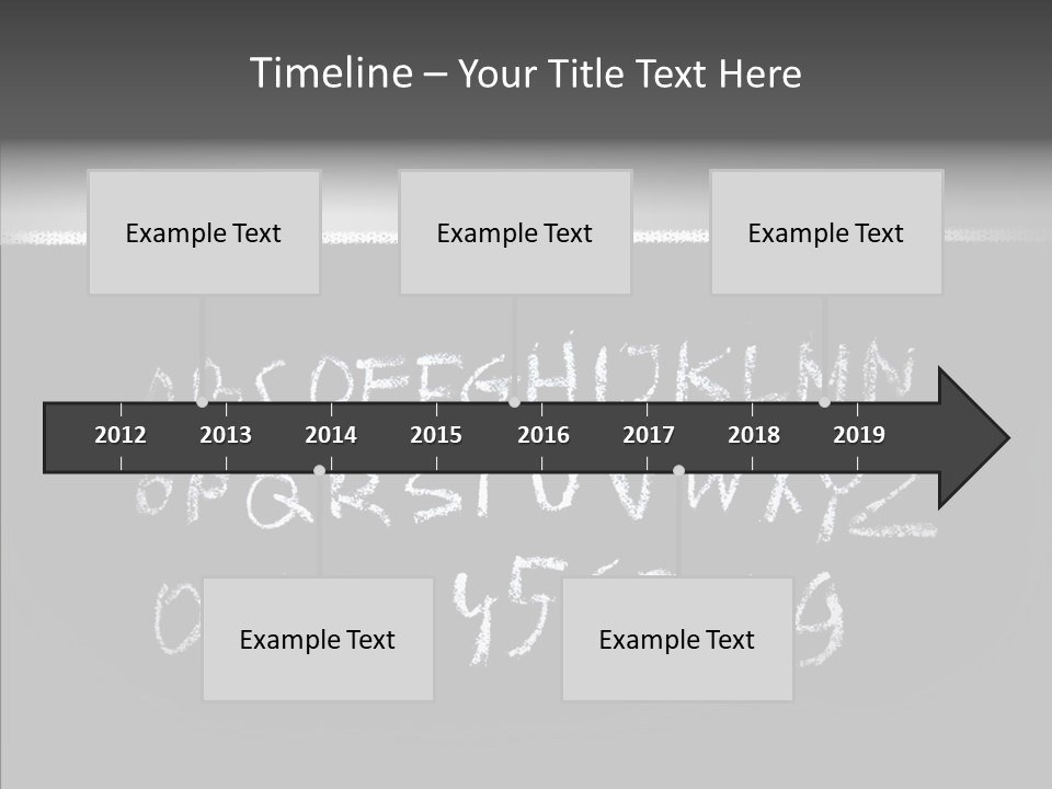 Elementary Class Blackboard PowerPoint Template