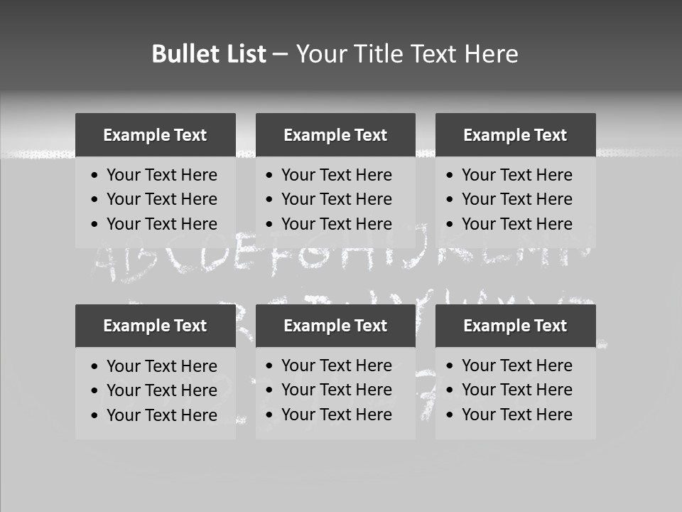Elementary Class Blackboard PowerPoint Template