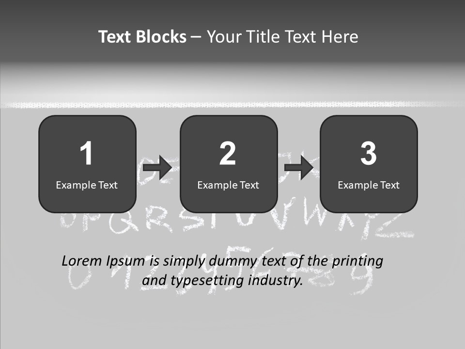 Elementary Class Blackboard PowerPoint Template