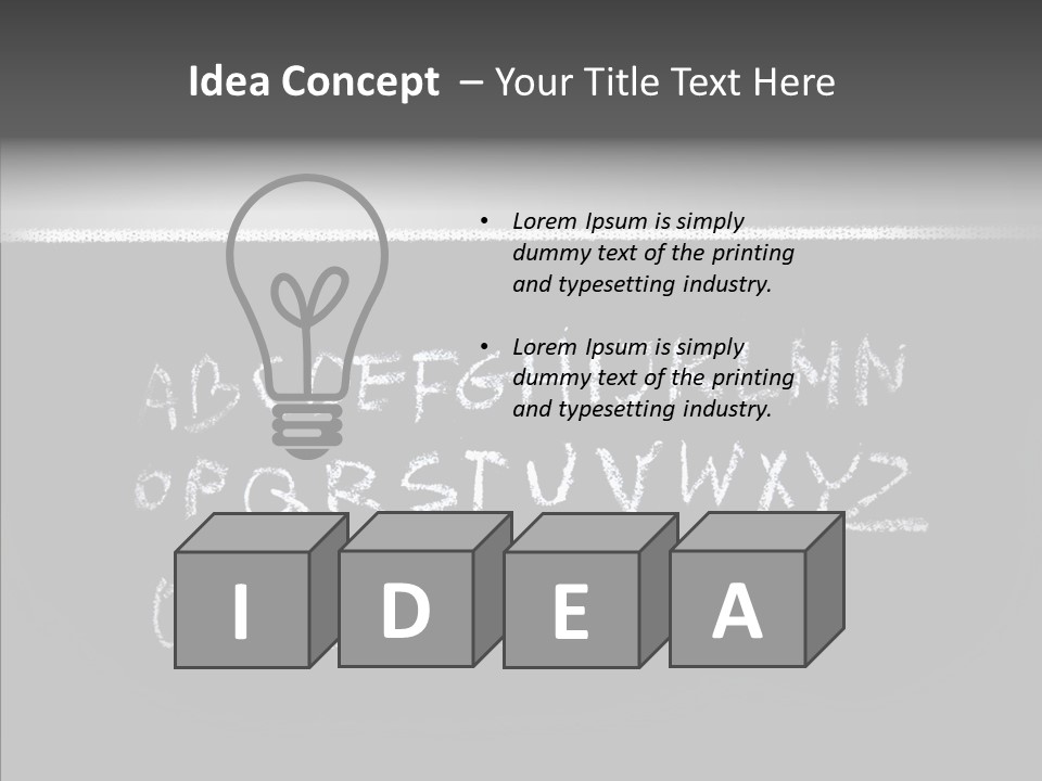 Elementary Class Blackboard PowerPoint Template